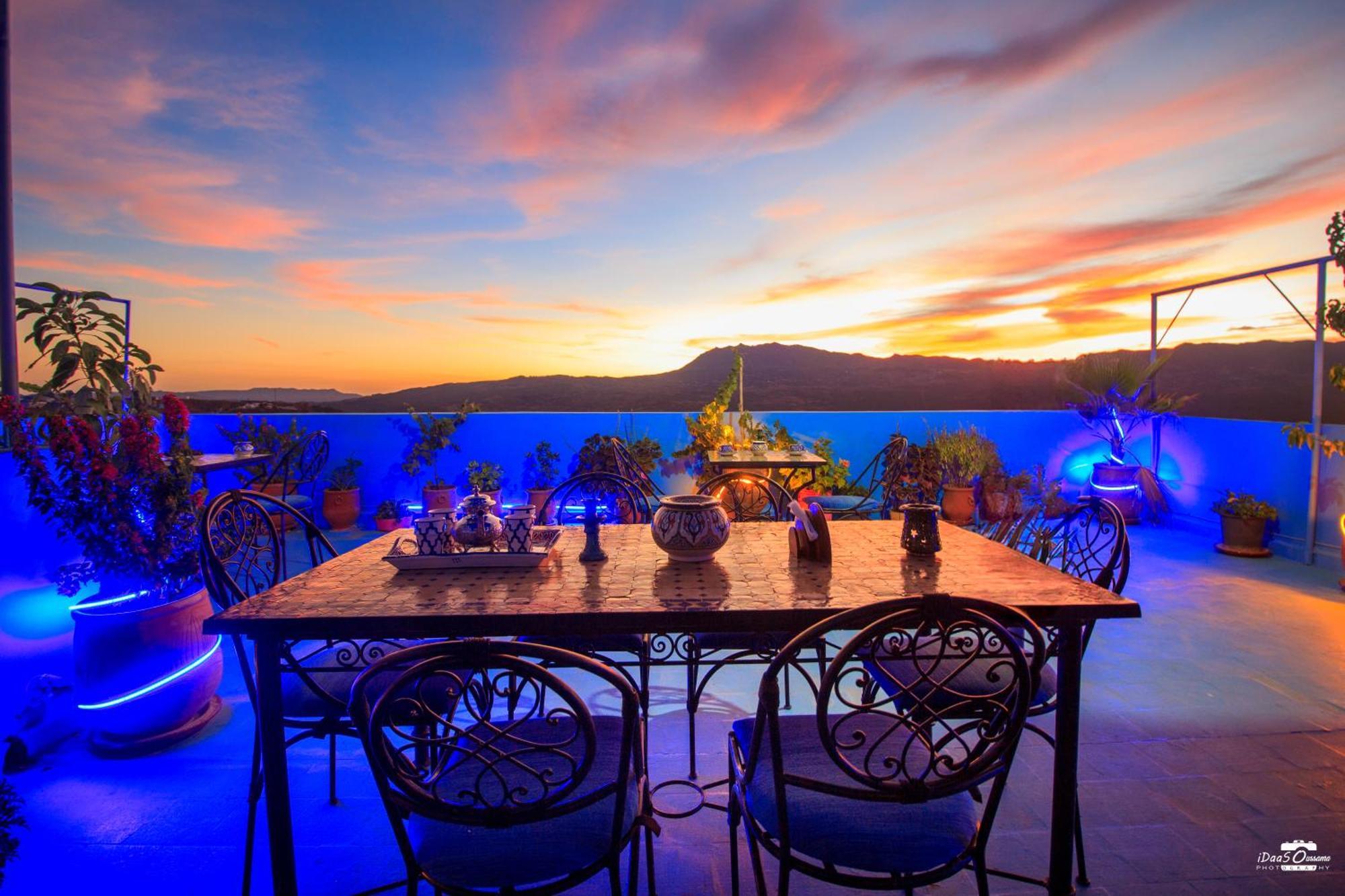 Casa Voyager 'Secret Garden Terrace' Appartement Chefchaouen Buitenkant foto