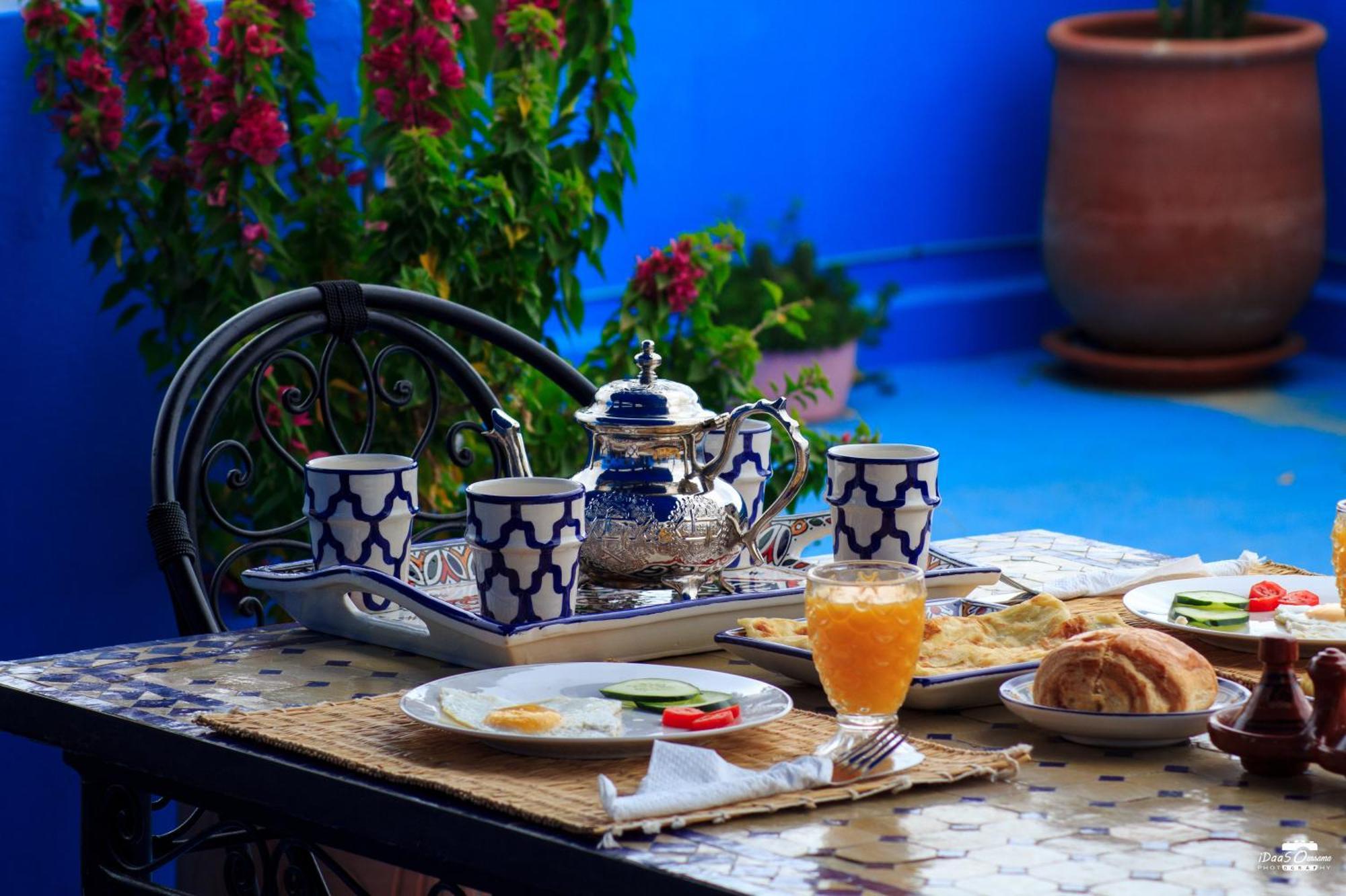 Casa Voyager 'Secret Garden Terrace' Appartement Chefchaouen Buitenkant foto