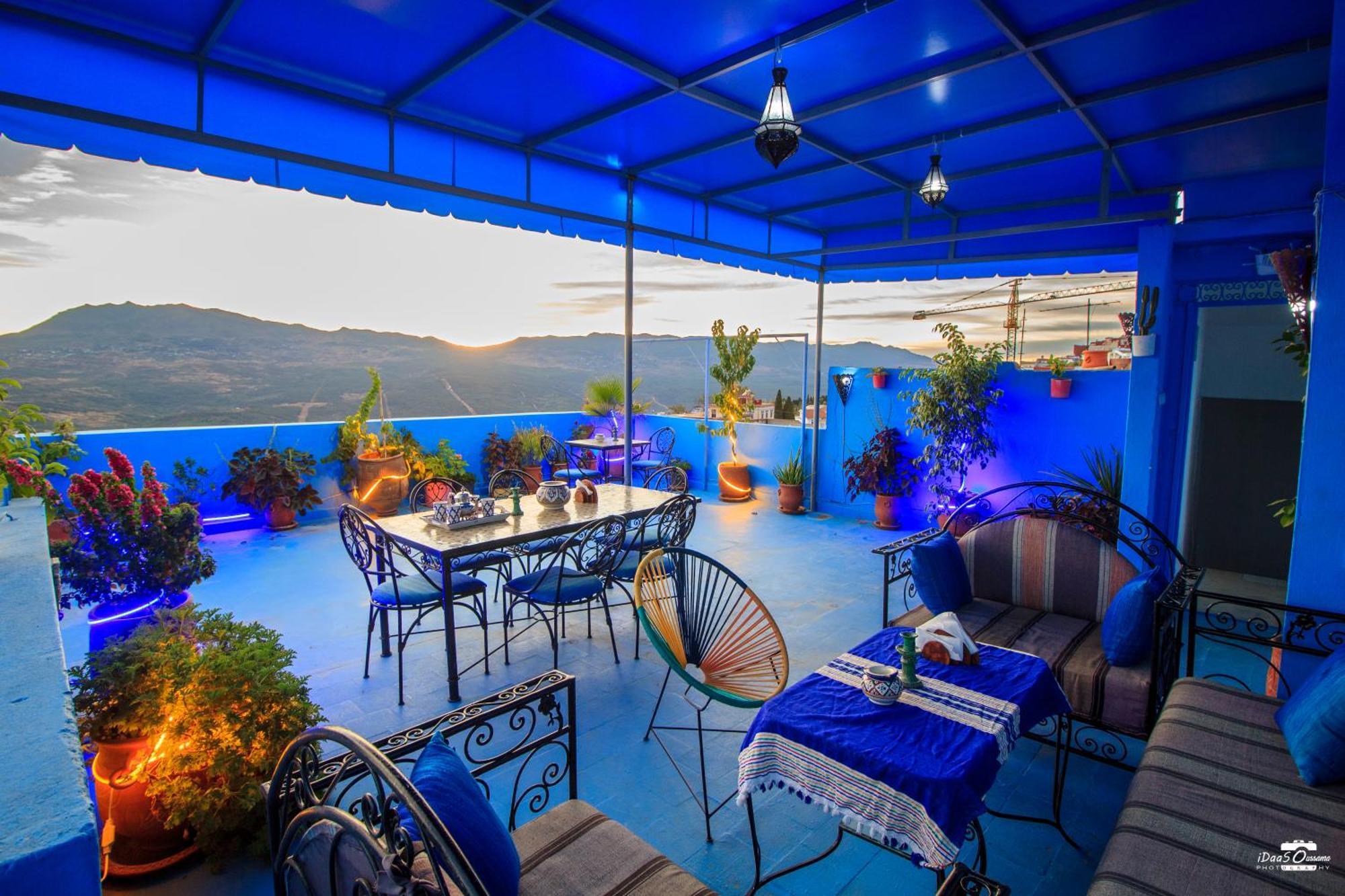 Casa Voyager 'Secret Garden Terrace' Appartement Chefchaouen Buitenkant foto