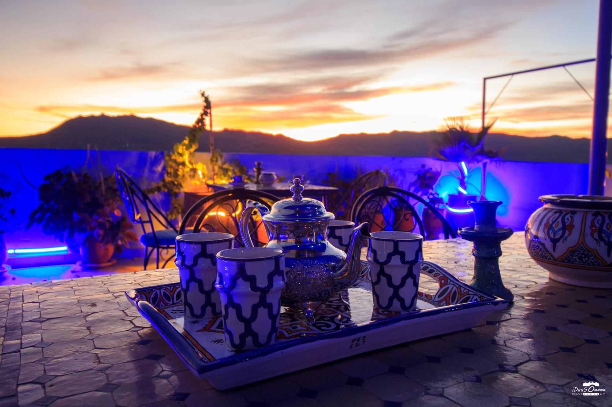 Casa Voyager 'Secret Garden Terrace' Appartement Chefchaouen Buitenkant foto