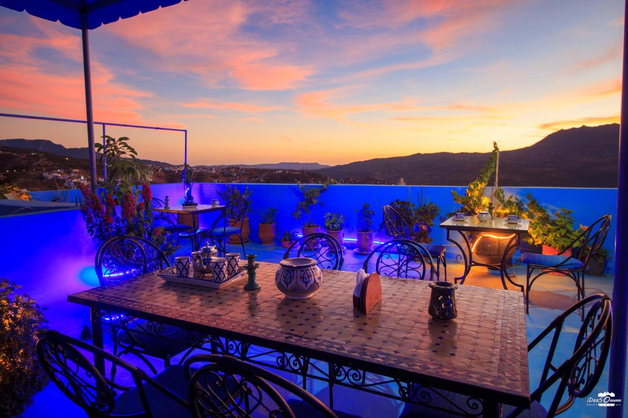 Casa Voyager 'Secret Garden Terrace' Appartement Chefchaouen Buitenkant foto