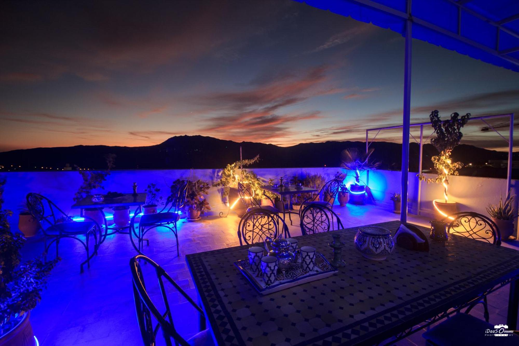 Casa Voyager 'Secret Garden Terrace' Appartement Chefchaouen Buitenkant foto