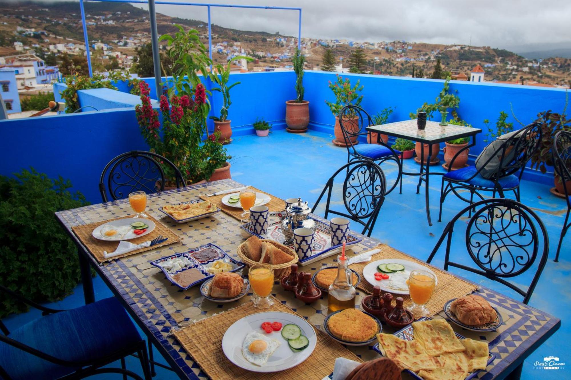 Casa Voyager 'Secret Garden Terrace' Appartement Chefchaouen Buitenkant foto