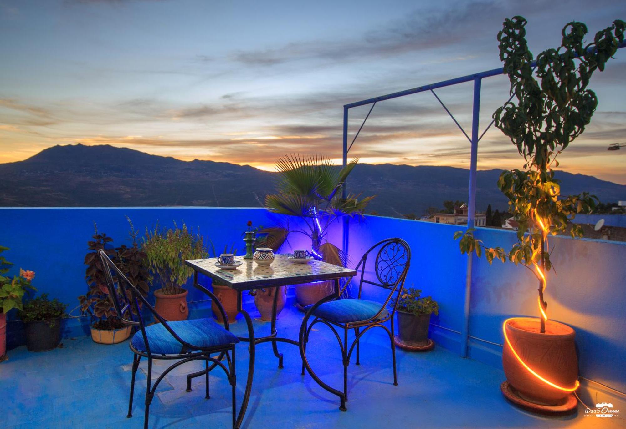 Casa Voyager 'Secret Garden Terrace' Appartement Chefchaouen Buitenkant foto