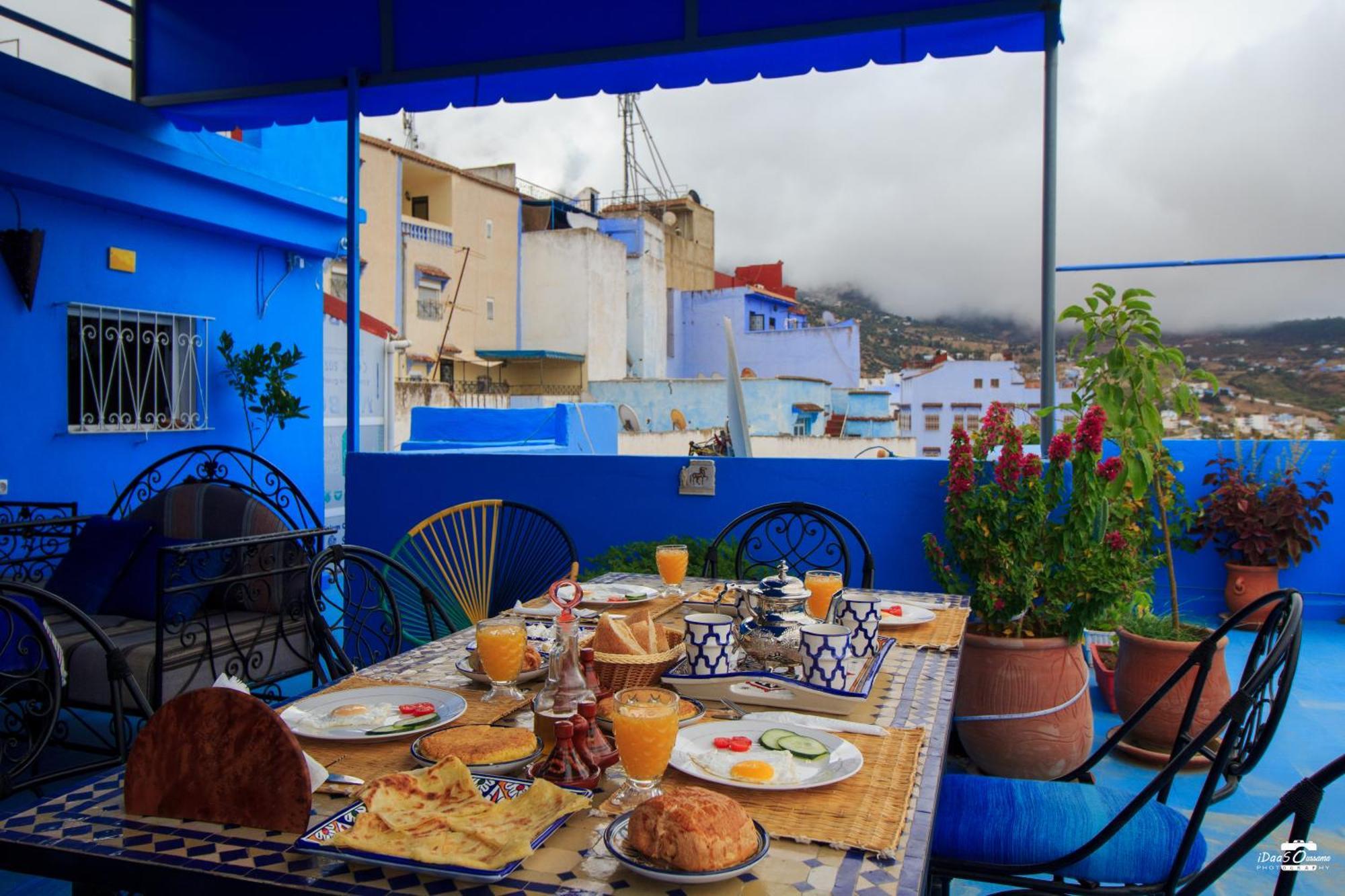 Casa Voyager 'Secret Garden Terrace' Appartement Chefchaouen Buitenkant foto