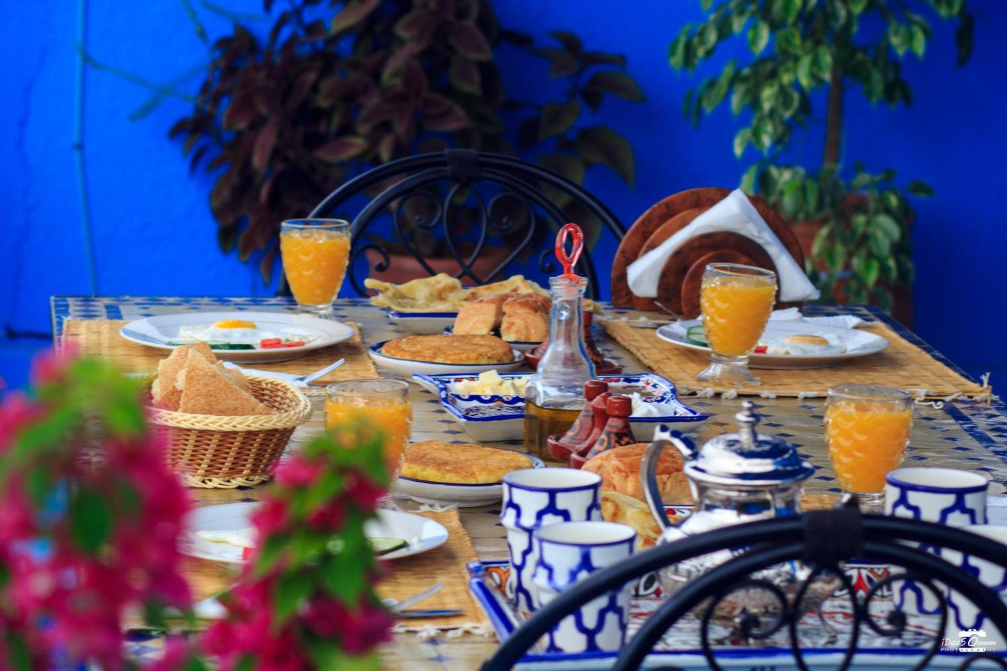 Casa Voyager 'Secret Garden Terrace' Appartement Chefchaouen Buitenkant foto