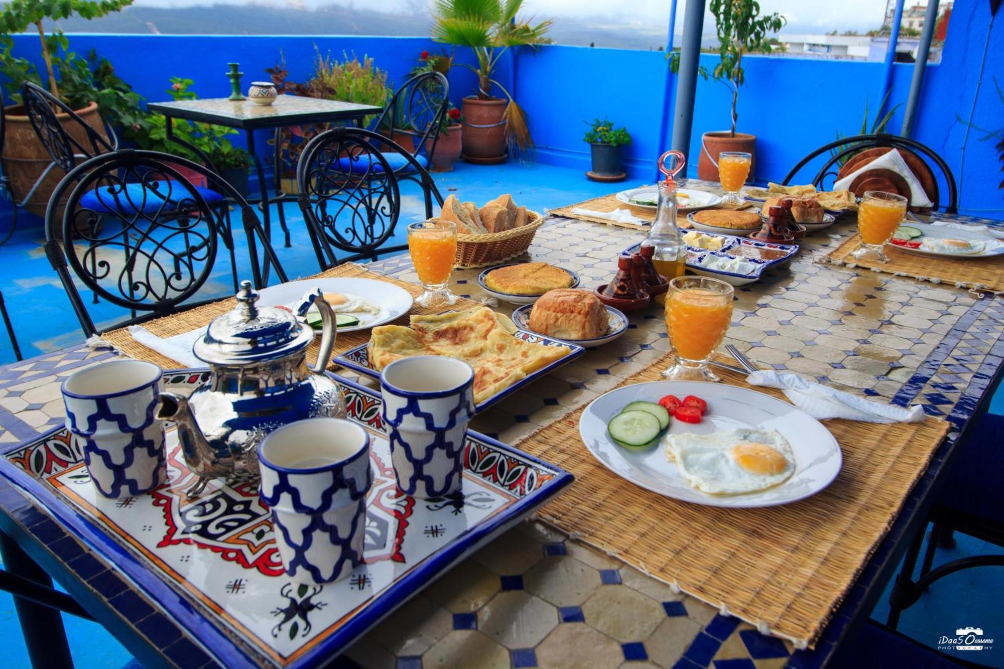 Casa Voyager 'Secret Garden Terrace' Appartement Chefchaouen Buitenkant foto