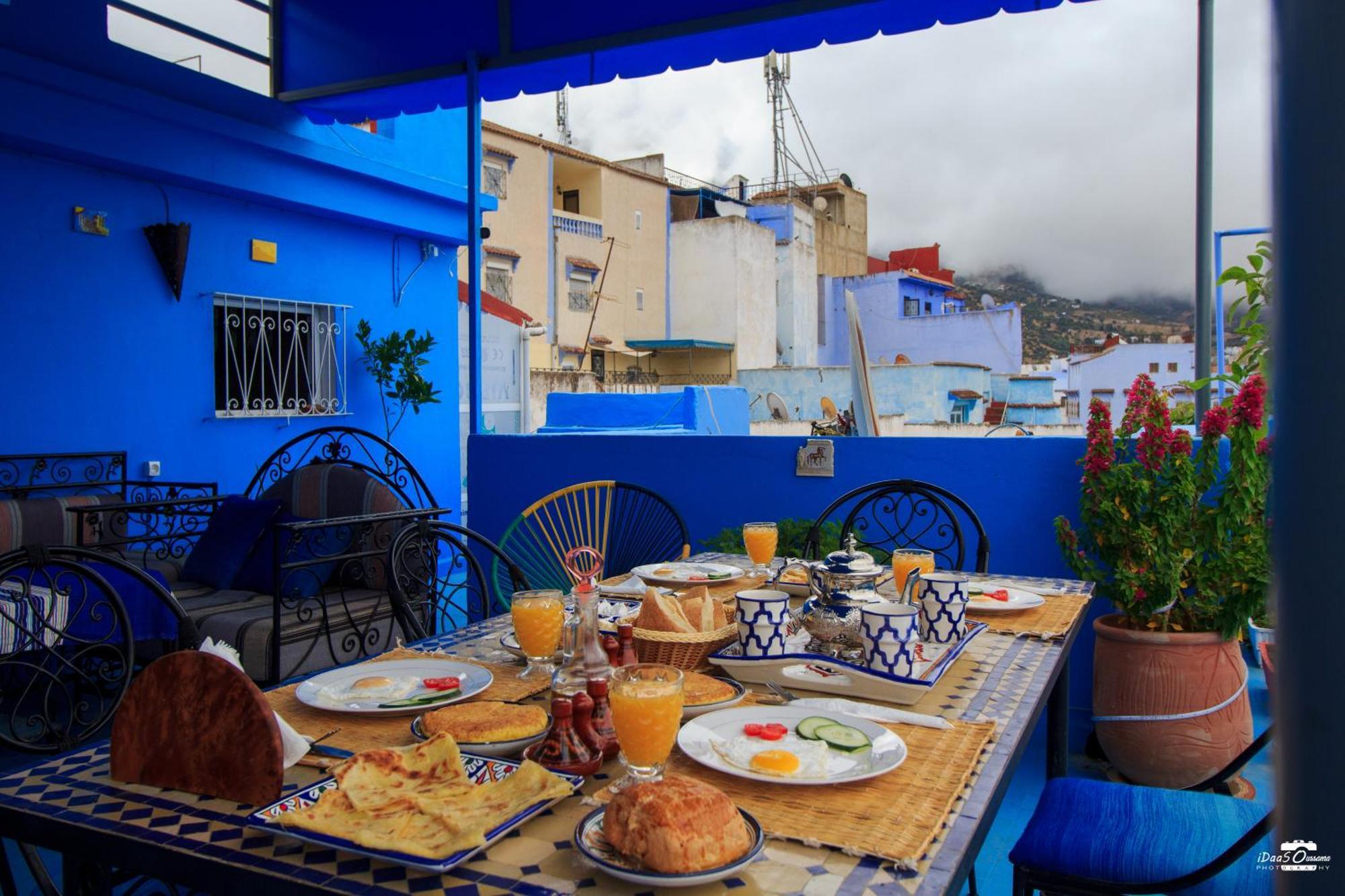 Casa Voyager 'Secret Garden Terrace' Appartement Chefchaouen Buitenkant foto