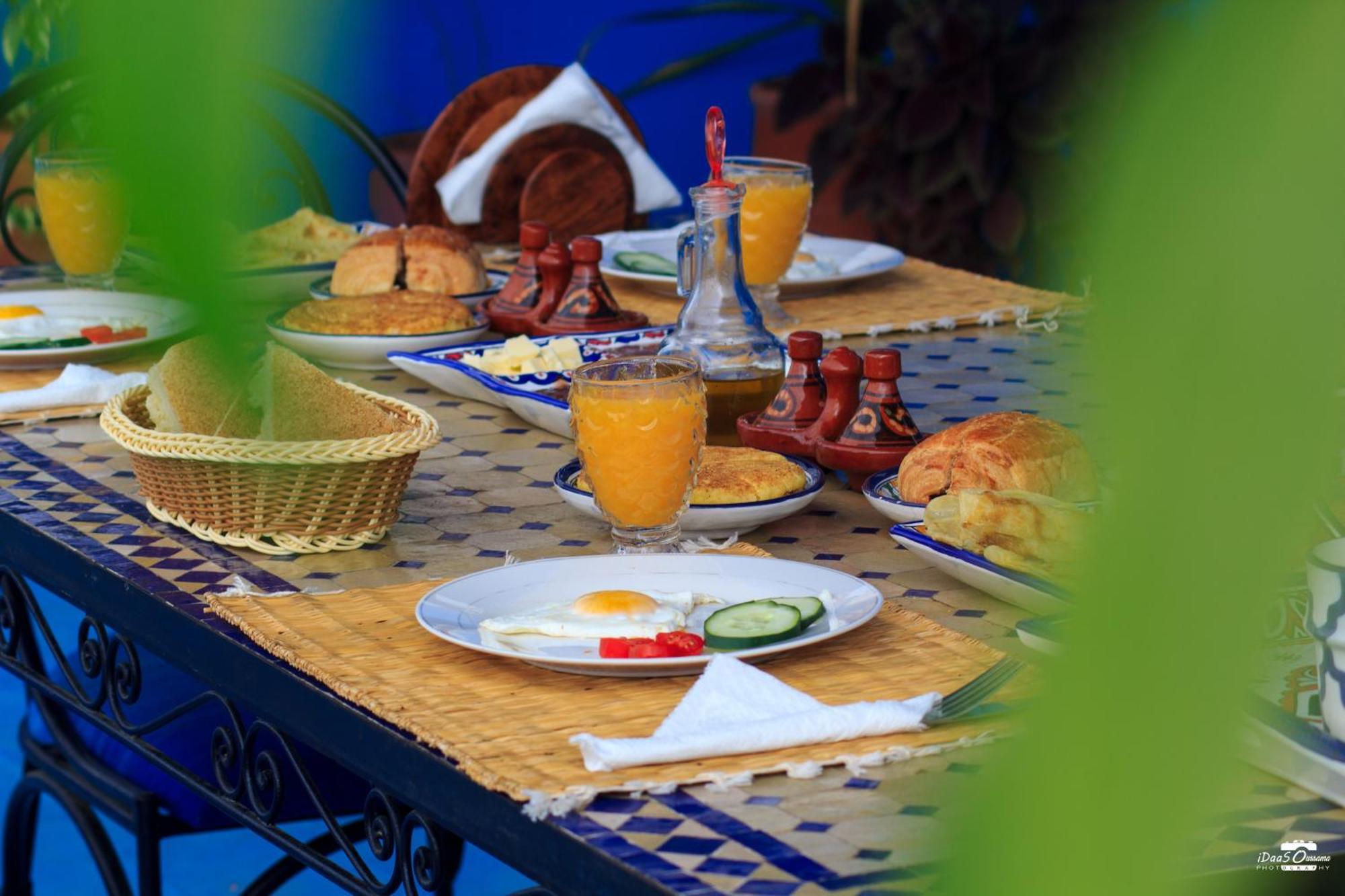 Casa Voyager 'Secret Garden Terrace' Appartement Chefchaouen Buitenkant foto